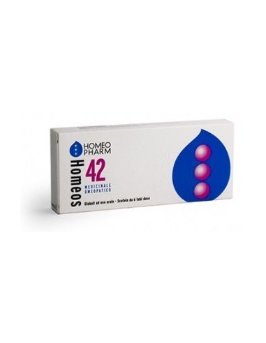Homeos 42 Omeopatico 6 Tubi 1 g